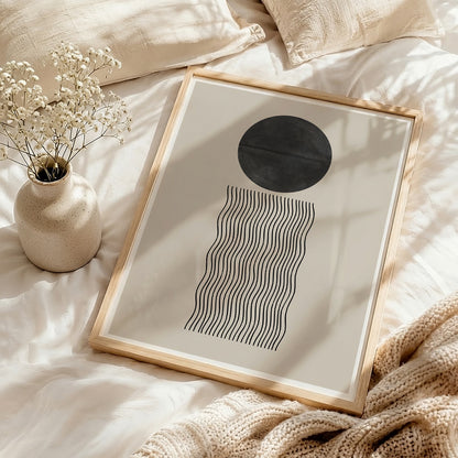 TAWミッドセンチュリーモダン アブストラクトTAW Mid Century Modern Abstract Art Poster No.079