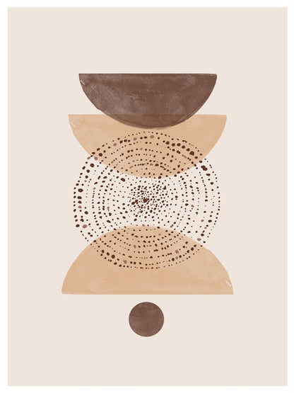 TAWミッドセンチュリーモダン アブストラクトTAW Mid Century Modern Abstract Art Poster No.080
