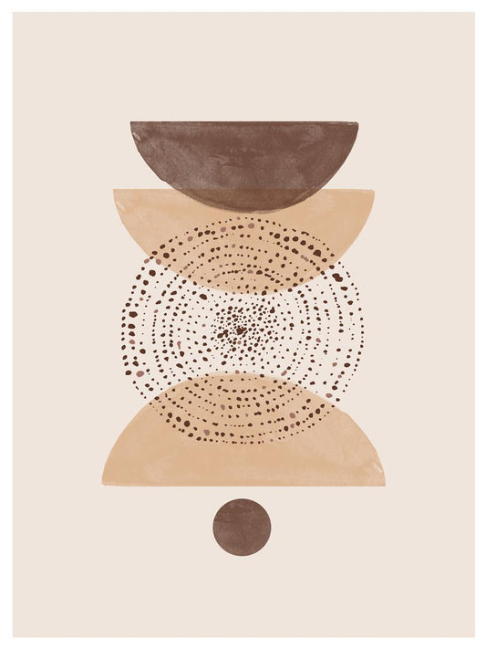 TAWミッドセンチュリーモダン アブストラクトTAW Mid Century Modern Abstract Art Poster No.080