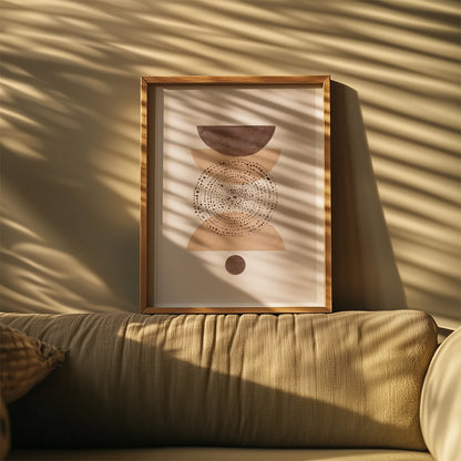 TAWミッドセンチュリーモダン アブストラクトTAW Mid Century Modern Abstract Art Poster No.080