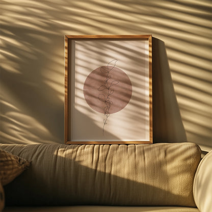 TAWミッドセンチュリーモダン アブストラクトTAW Mid Century Modern Abstract Art Poster No.081