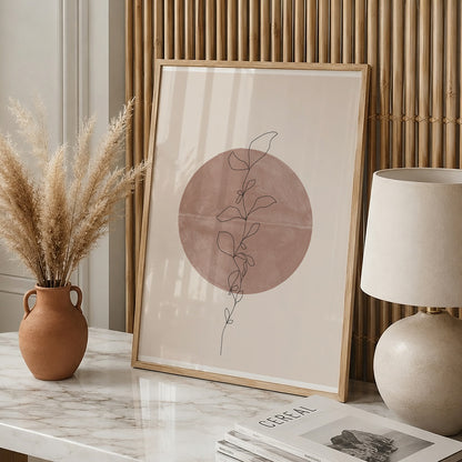 TAWミッドセンチュリーモダン アブストラクトTAW Mid Century Modern Abstract Art Poster No.081