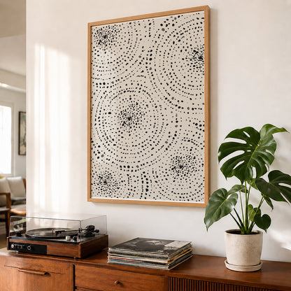 TAWミッドセンチュリーモダン アブストラクトTAW Mid Century Modern Abstract Art Poster No.083
