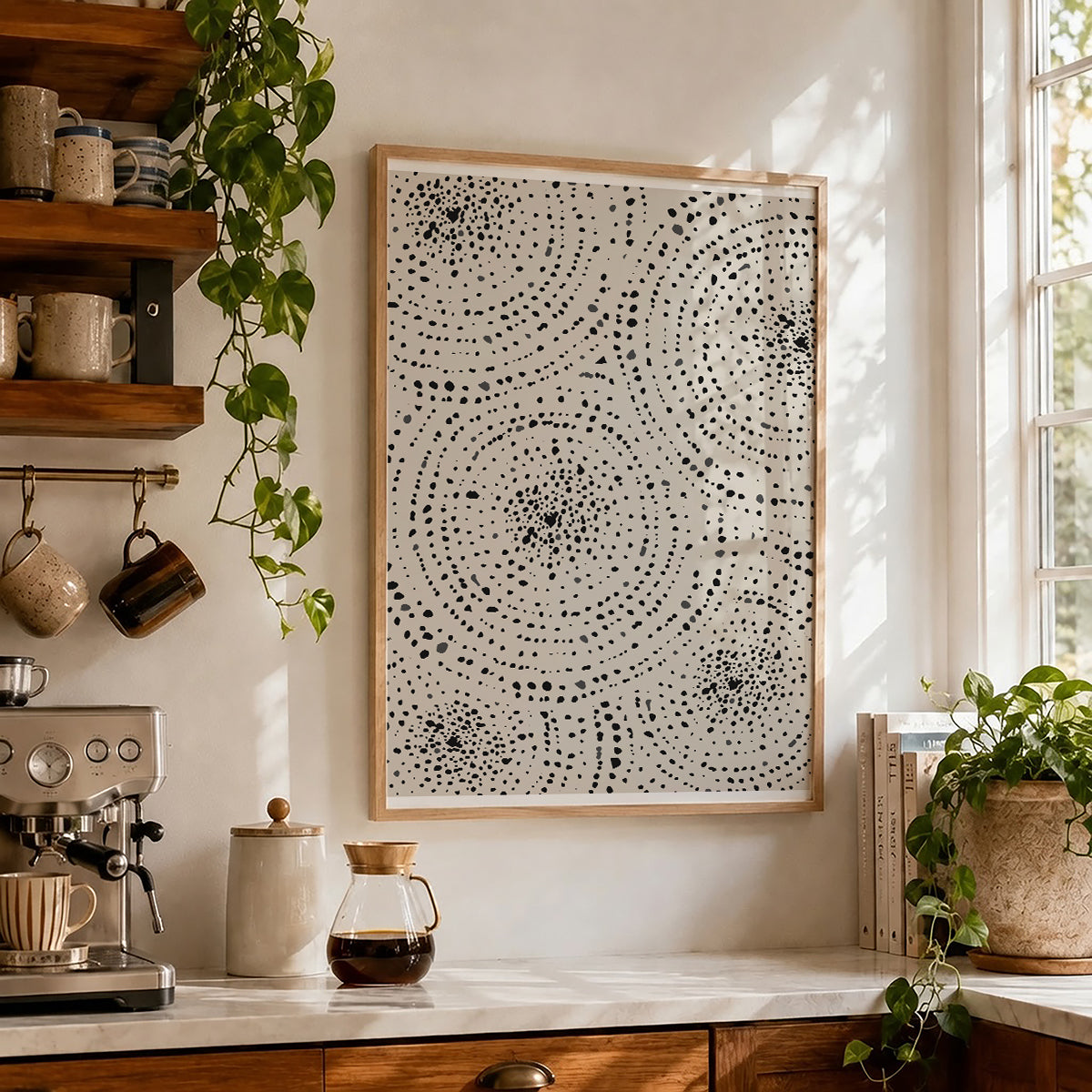 TAWミッドセンチュリーモダン アブストラクトTAW Mid Century Modern Abstract Art Poster No.083