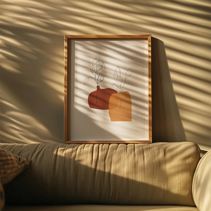 TAWミッドセンチュリーモダン アブストラクトTAW Mid Century Modern Abstract Art Poster No.084