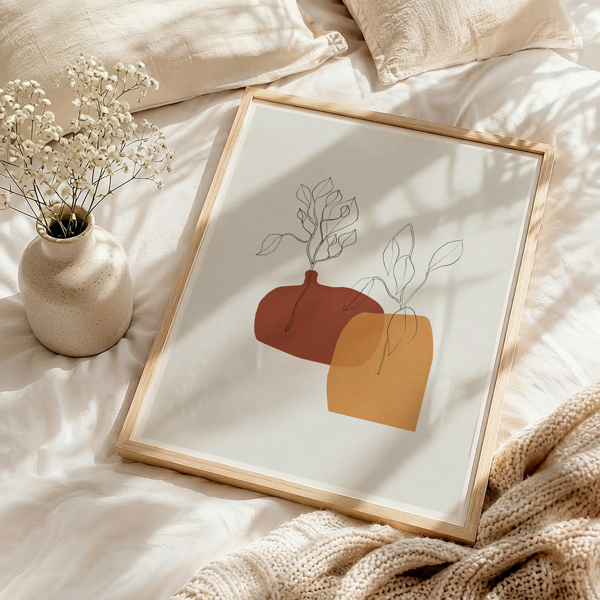 TAWミッドセンチュリーモダン アブストラクトTAW Mid Century Modern Abstract Art Poster No.084