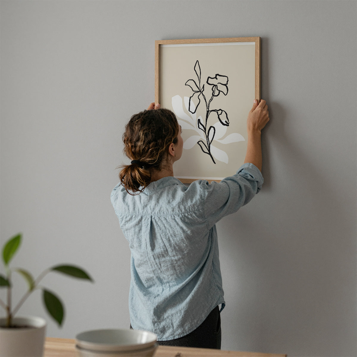 TAWミッドセンチュリーモダン アブストラクトTAW Mid Century Modern Abstract Art Poster No.088