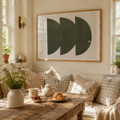 TAWミッドセンチュリーモダン アブストラクトTAW Mid Century Modern Abstract Art Poster No.090