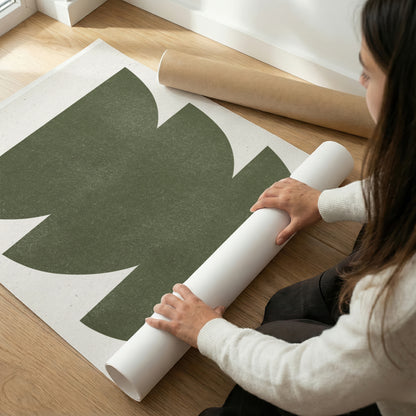 TAWミッドセンチュリーモダン アブストラクトTAW Mid Century Modern Abstract Art Poster No.090