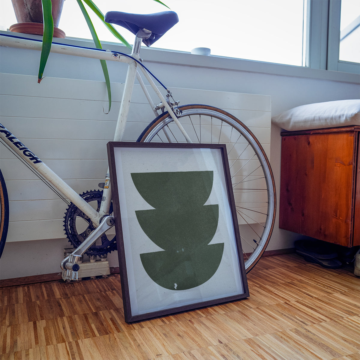 TAWミッドセンチュリーモダン アブストラクトTAW Mid Century Modern Abstract Art Poster No.090