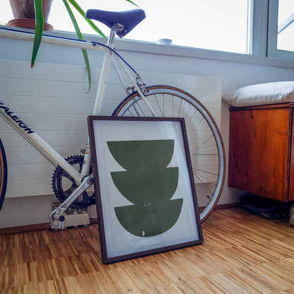 TAWミッドセンチュリーモダン アブストラクトTAW Mid Century Modern Abstract Art Poster No.090