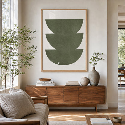 TAWミッドセンチュリーモダン アブストラクトTAW Mid Century Modern Abstract Art Poster No.090