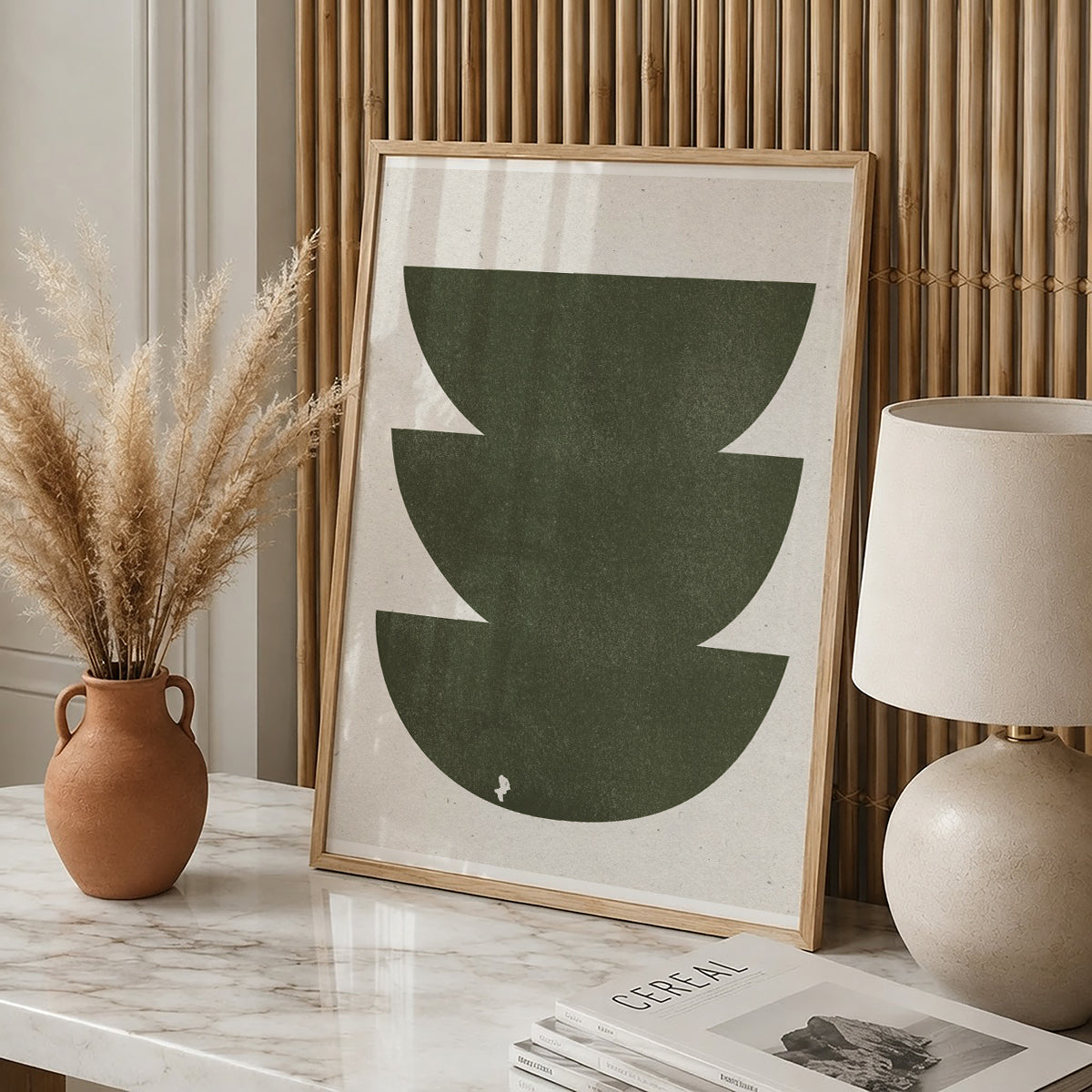 TAWミッドセンチュリーモダン アブストラクトTAW Mid Century Modern Abstract Art Poster No.090