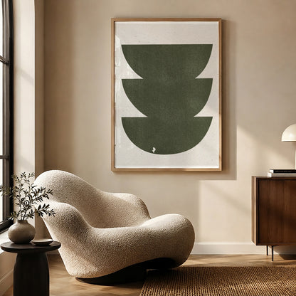 TAWミッドセンチュリーモダン アブストラクトTAW Mid Century Modern Abstract Art Poster No.090