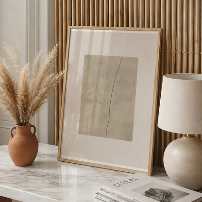 TAWミッドセンチュリーモダン アブストラクトTAW Mid Century Modern Abstract Art Poster No.091
