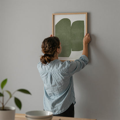 TAWミッドセンチュリーモダン アブストラクトTAW Mid Century Modern Abstract Art Poster No.093
