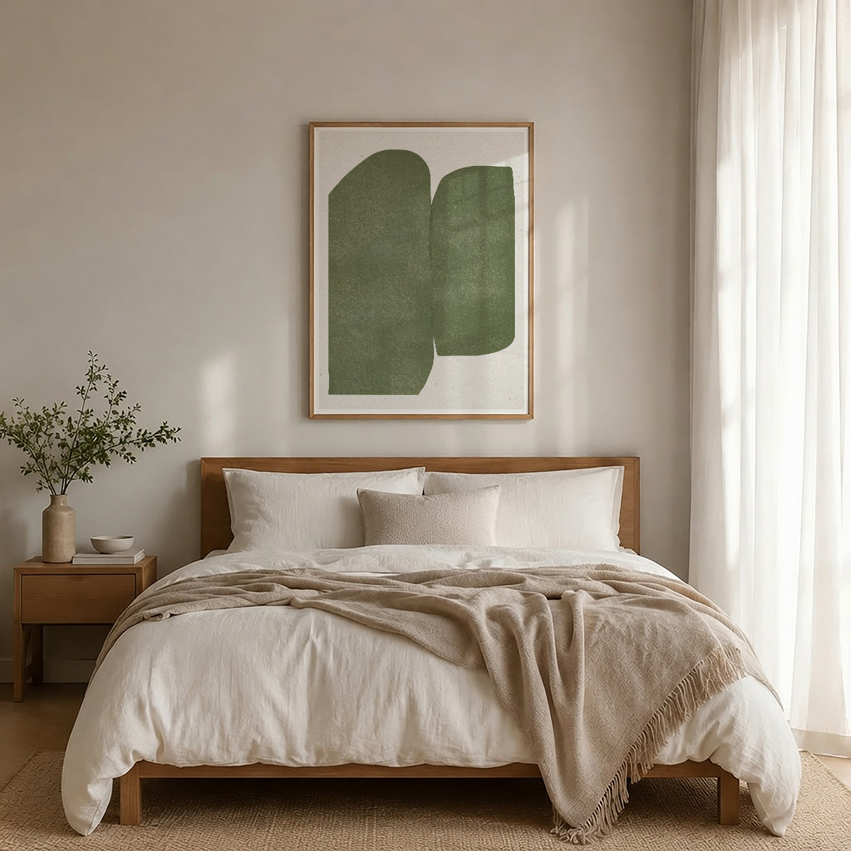 TAWミッドセンチュリーモダン アブストラクトTAW Mid Century Modern Abstract Art Poster No.093