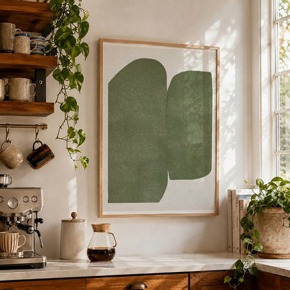 TAWミッドセンチュリーモダン アブストラクトTAW Mid Century Modern Abstract Art Poster No.093