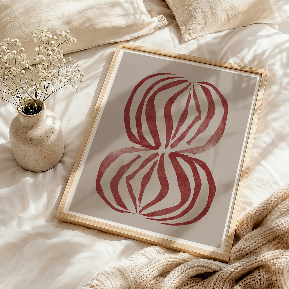 TAWミッドセンチュリーモダン アブストラクトTAW Mid Century Modern Abstract Art Poster No.094