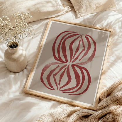TAWミッドセンチュリーモダン アブストラクトTAW Mid Century Modern Abstract Art Poster No.094