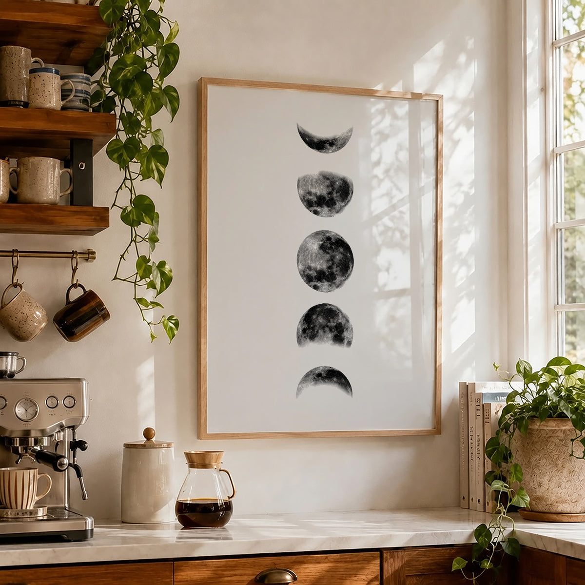 TAWミッドセンチュリーモダン アブストラクトTAW Mid Century Modern Abstract Art Poster No.095