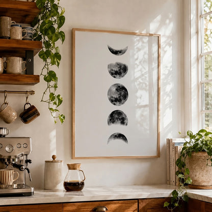 TAWミッドセンチュリーモダン アブストラクトTAW Mid Century Modern Abstract Art Poster No.095