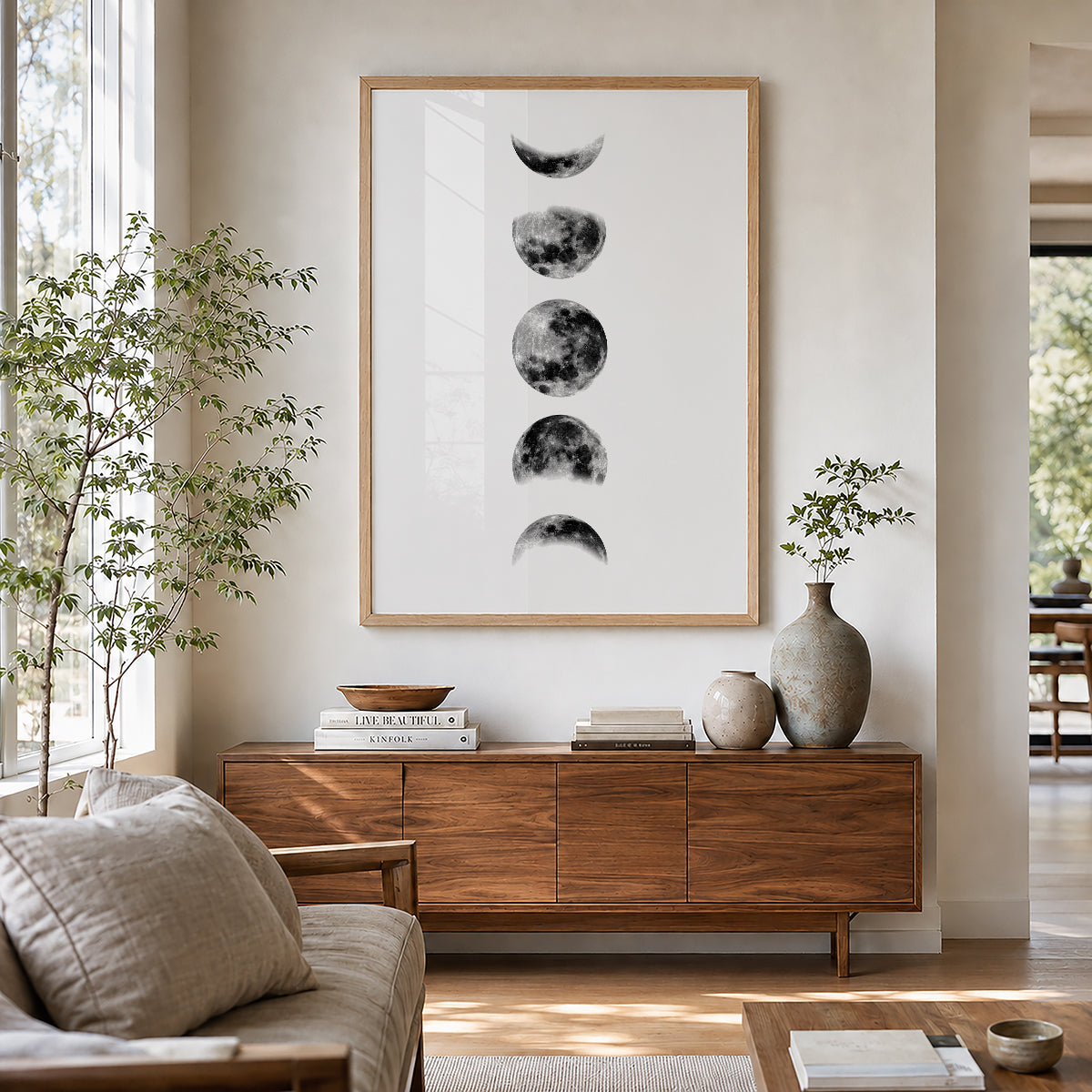 TAWミッドセンチュリーモダン アブストラクトTAW Mid Century Modern Abstract Art Poster No.095