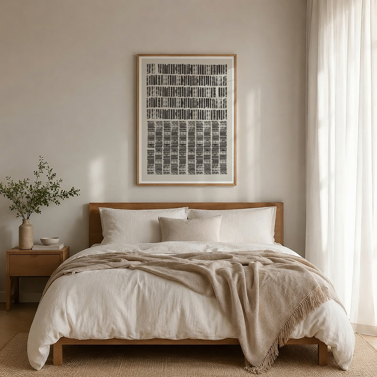 TAWミッドセンチュリーモダン アブストラクトTAW Mid Century Modern Abstract Art Poster No.098