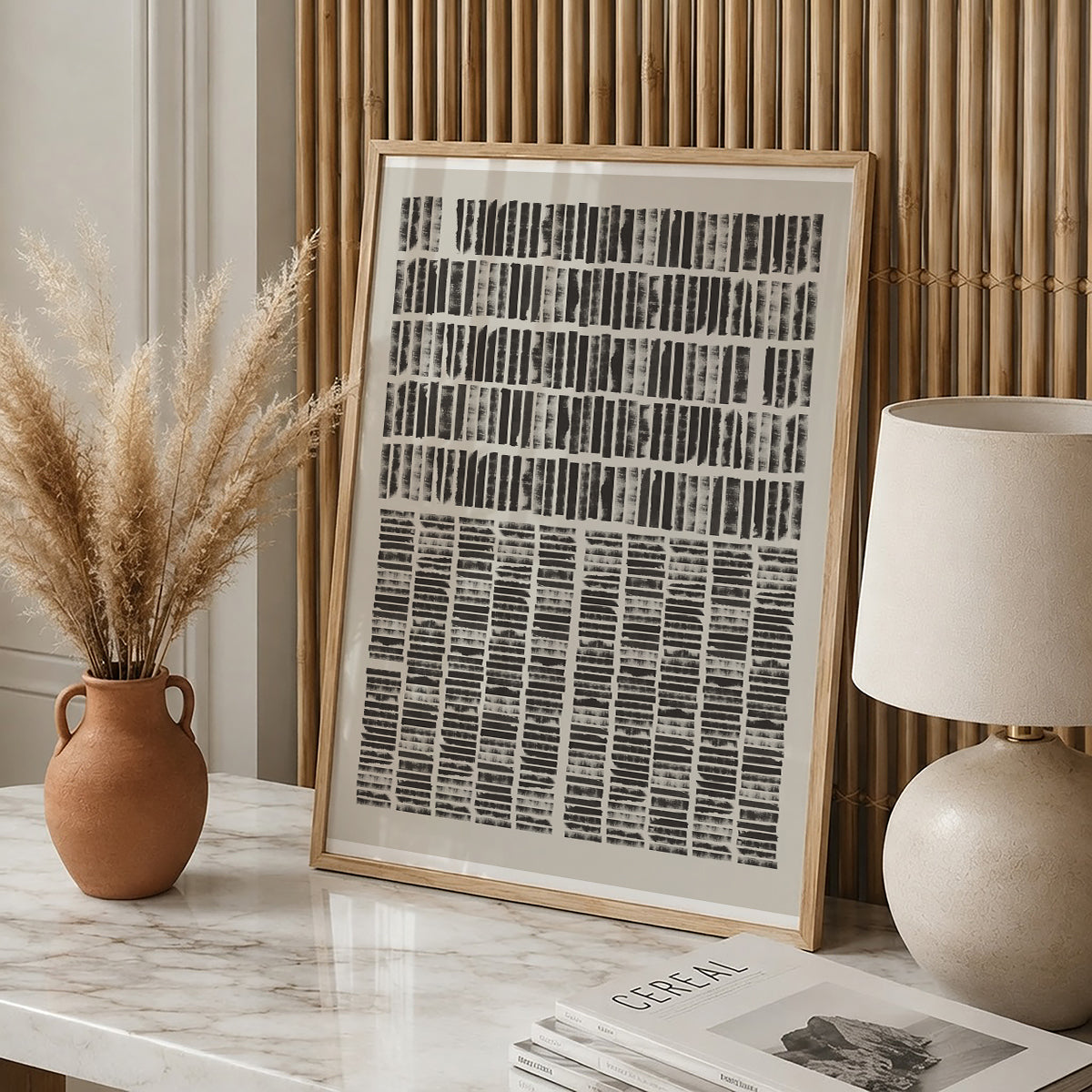TAWミッドセンチュリーモダン アブストラクトTAW Mid Century Modern Abstract Art Poster No.098