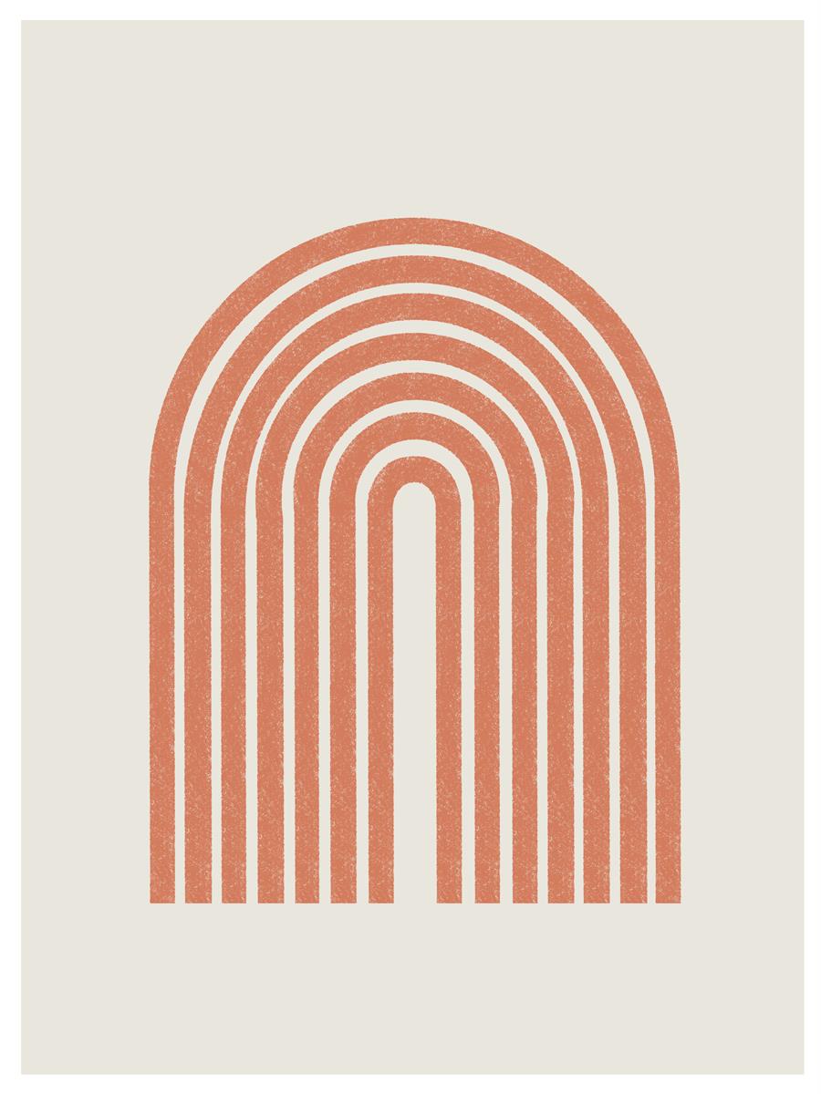 TAWミッドセンチュリーモダン アブストラクトTAW Mid Century Modern Abstract Art Poster No.102