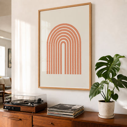 TAWミッドセンチュリーモダン アブストラクトTAW Mid Century Modern Abstract Art Poster No.102