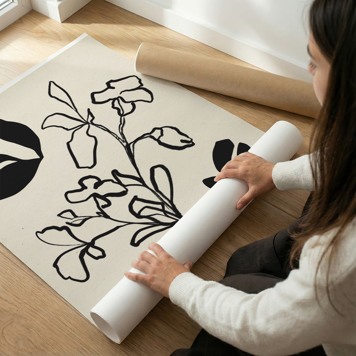 TAW BOHO アブストラクト TAW BOHO Abstract Art Poster203