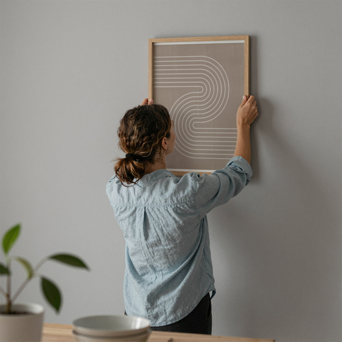 TAW BOHO アブストラクト TAW BOHO Abstract Art Poster208