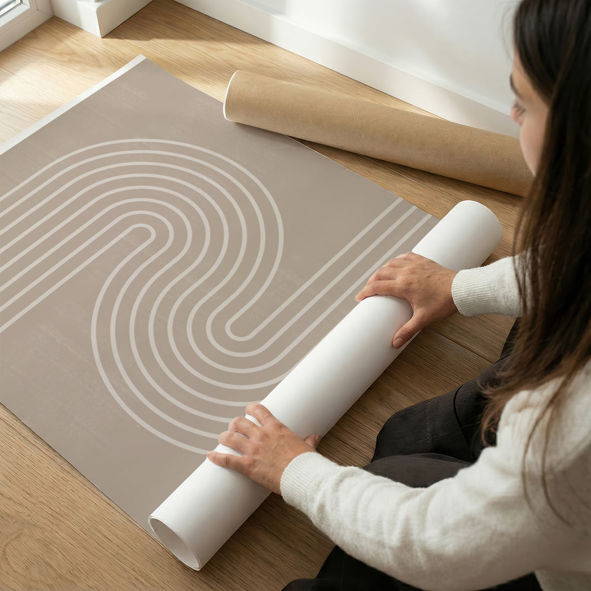 TAW BOHO アブストラクト TAW BOHO Abstract Art Poster208
