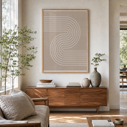 TAW BOHO アブストラクト TAW BOHO Abstract Art Poster208