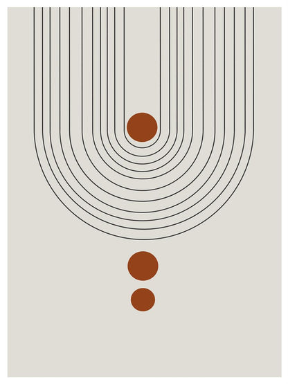 TAW BOHO アブストラクト TAW BOHO Abstract Art Poster210