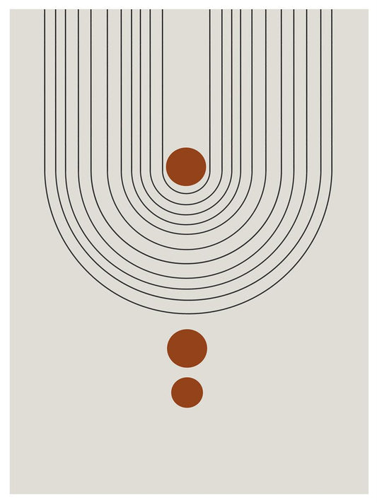 TAW BOHO アブストラクト TAW BOHO Abstract Art Poster210