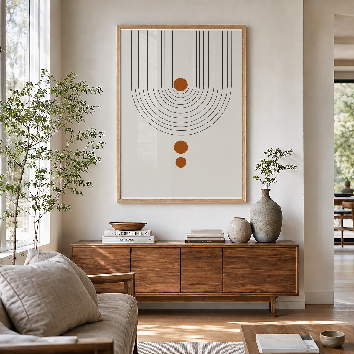TAW BOHO アブストラクト TAW BOHO Abstract Art Poster210
