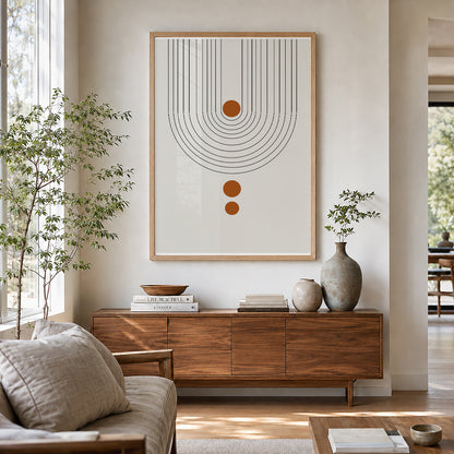 TAW BOHO アブストラクト TAW BOHO Abstract Art Poster210