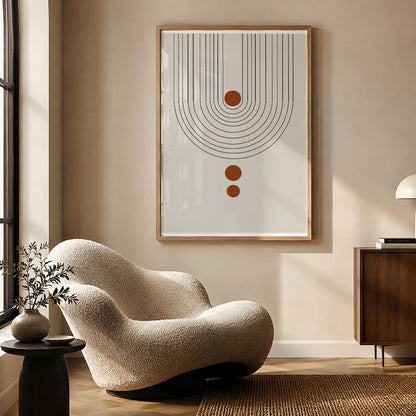 TAW BOHO アブストラクト TAW BOHO Abstract Art Poster210