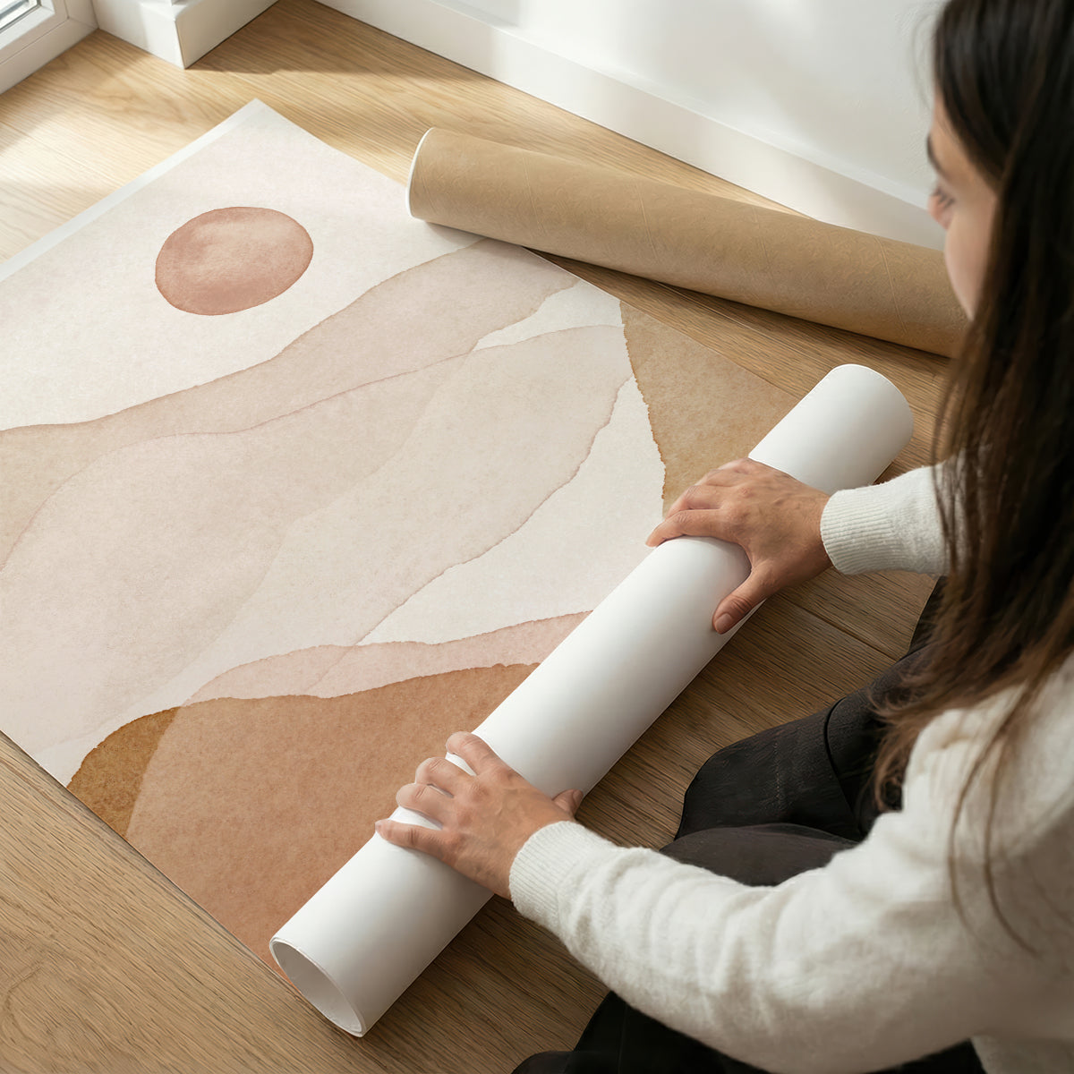 TAW BOHO アブストラクト TAW BOHO Abstract Art Poster212