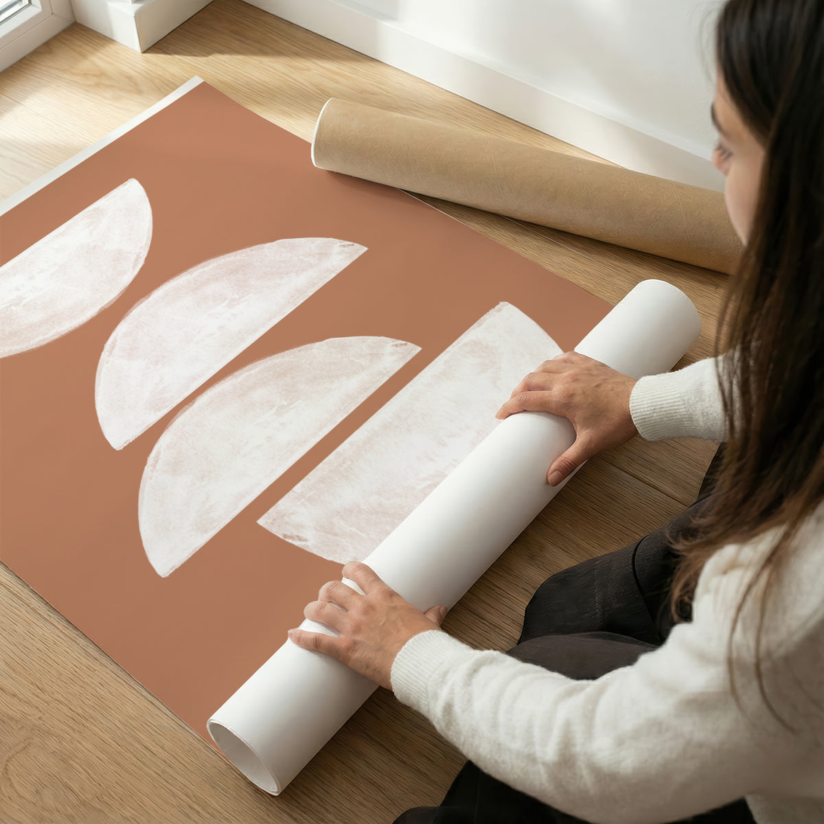 TAW BOHO アブストラクト TAW BOHO Abstract Art Poster224