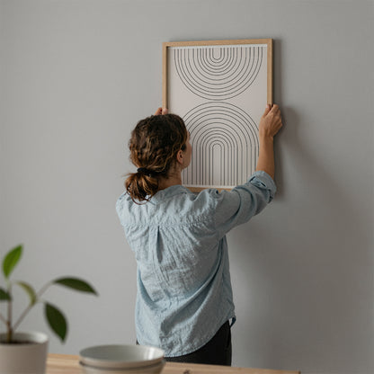 TAW BOHO アブストラクト TAW BOHO Abstract Art Poster226