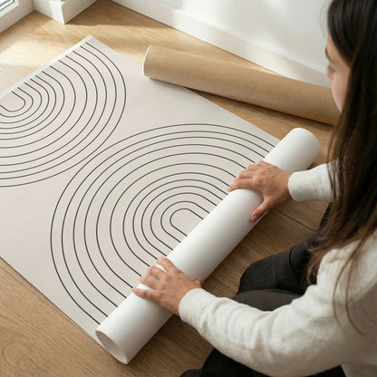 TAW BOHO アブストラクト TAW BOHO Abstract Art Poster226
