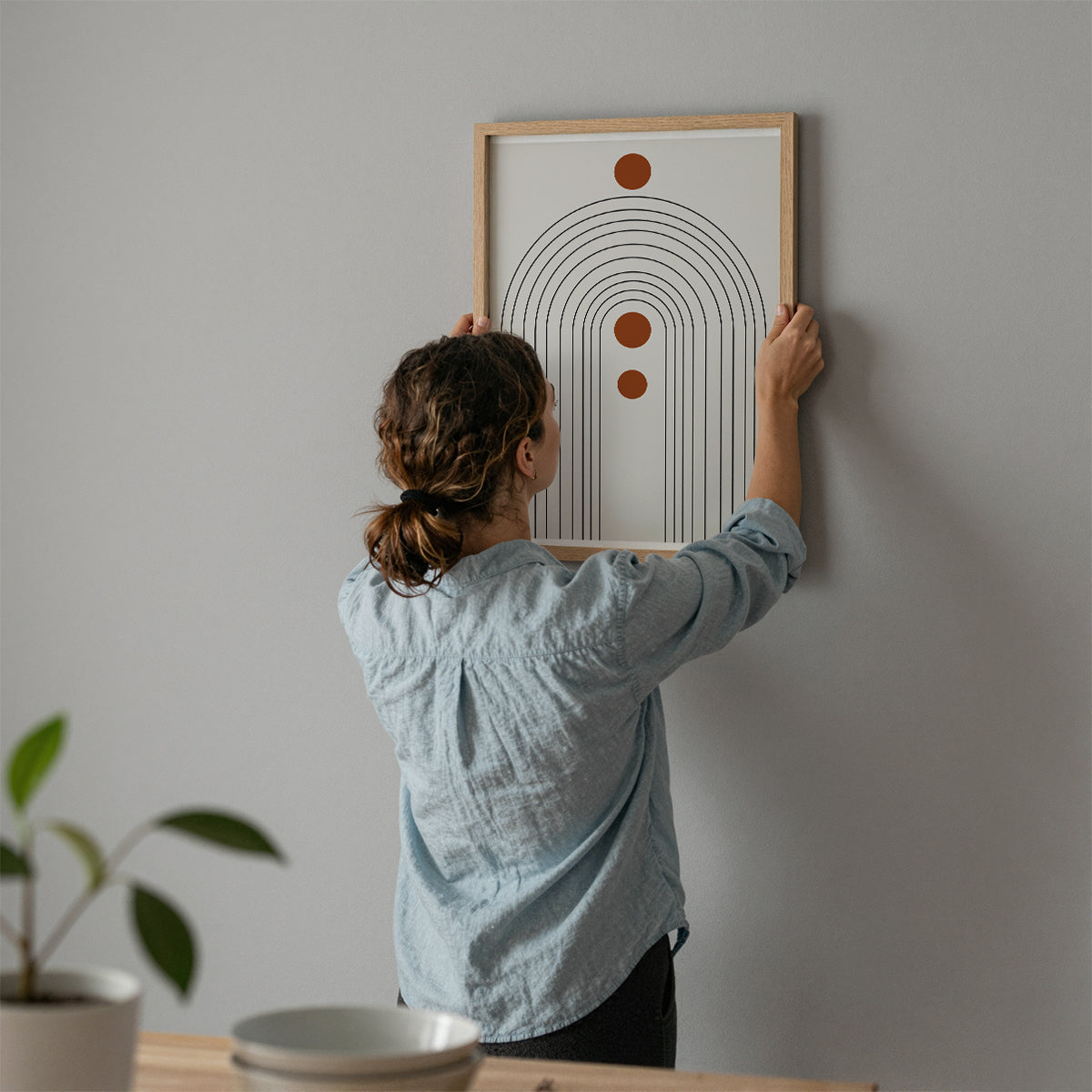 TAW BOHO アブストラクト TAW BOHO Abstract Art Poster230
