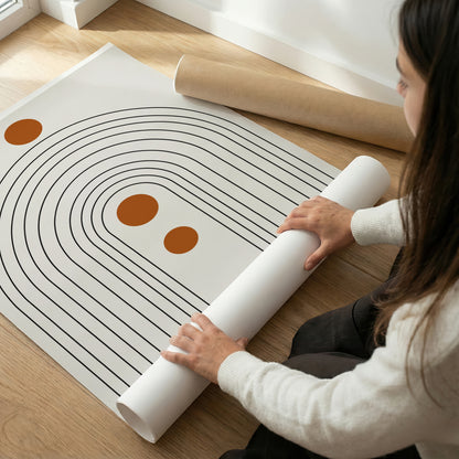 TAW BOHO アブストラクト TAW BOHO Abstract Art Poster230