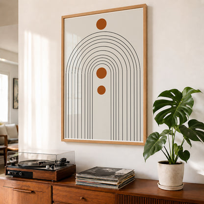TAW BOHO アブストラクト TAW BOHO Abstract Art Poster230