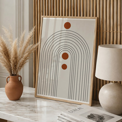 TAW BOHO アブストラクト TAW BOHO Abstract Art Poster230