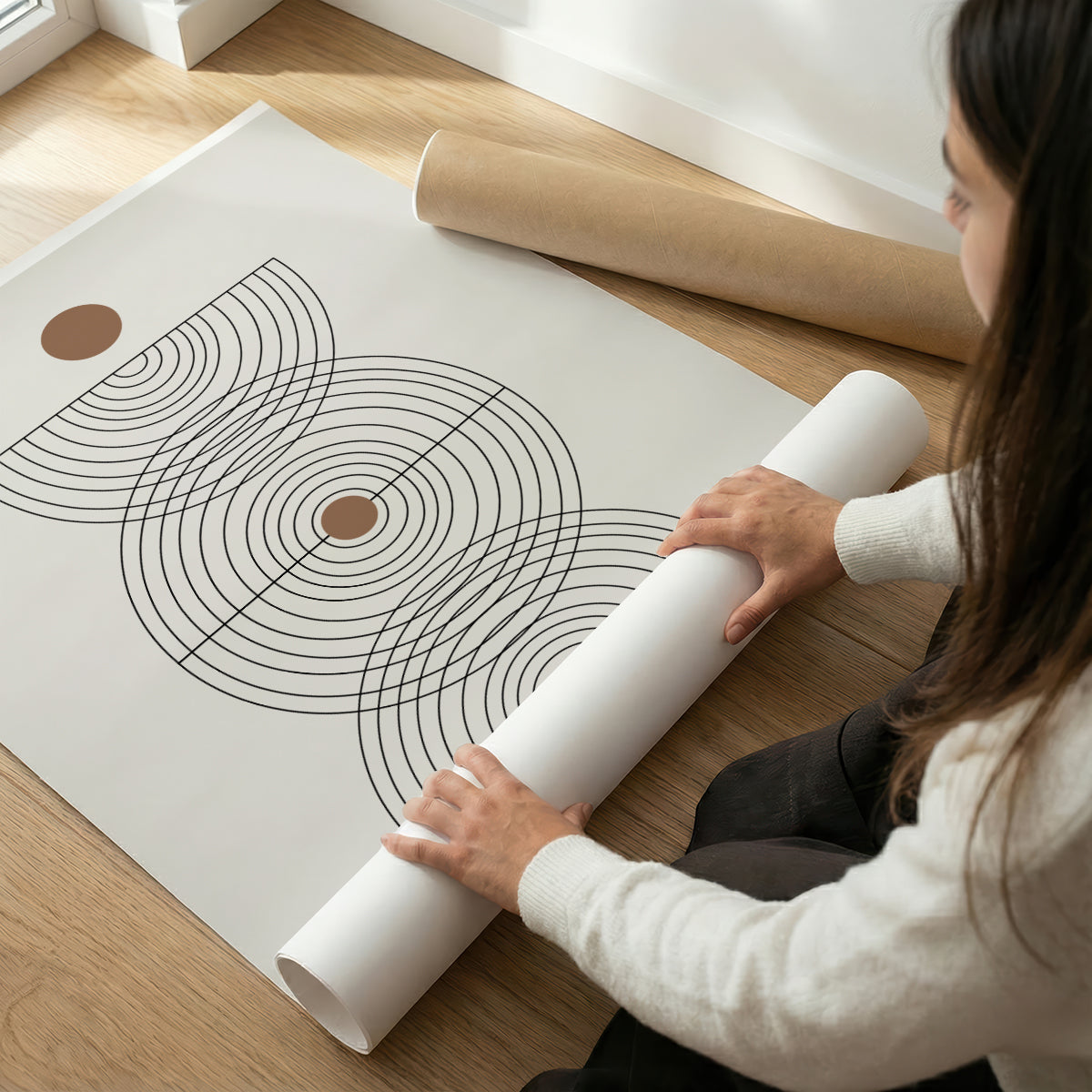 TAW BOHO アブストラクト TAW BOHO Abstract Art Poster232