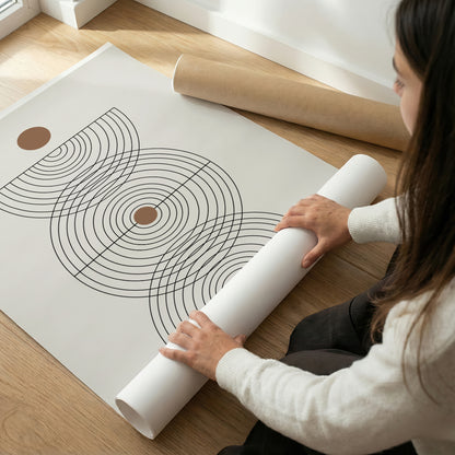 TAW BOHO アブストラクト TAW BOHO Abstract Art Poster232